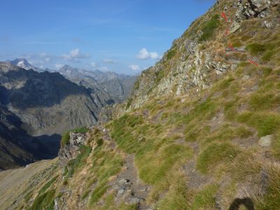 Vue montée suite sommet