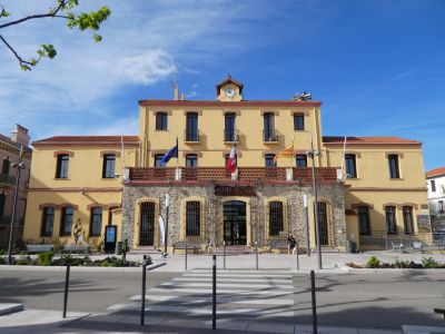 Vue mairie Banyuls