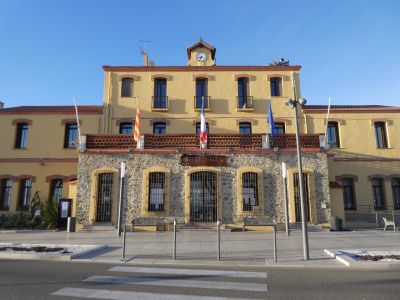 Vue mairie Banyuls