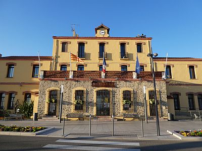 Vue mairie Banyuls
