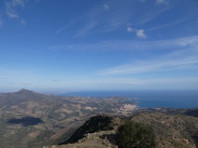 Vue littoral nord-catalan