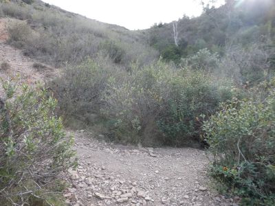 Croisement après Château Castelnou 2