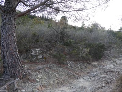 Croisement après Château Castelnou