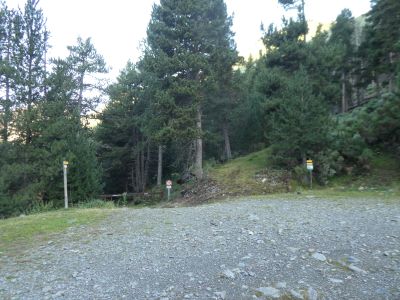 Croisement sentier Lladura 1790