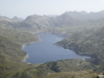 Vue Estany Lanós 4