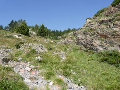 Croisement après Barrage Lanós