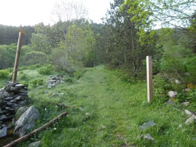 Croisement sentier Bernabeu