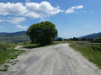 Croisement retour village