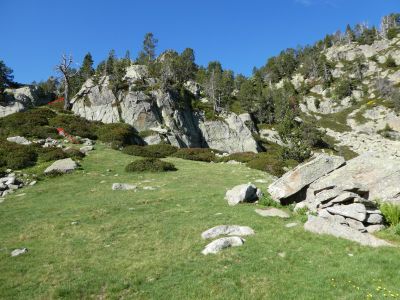 Début montée Estany