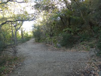 Croisement chemin Château Rodès