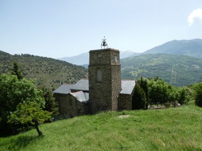 Vue église Oreilla
