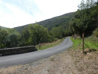 Croisement après Sant Esteve