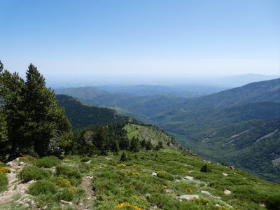 Vue descente Prat Cabrera