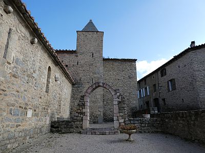 Vue église Corneilla 2