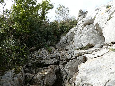 Vue sentier crête