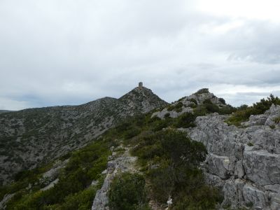 Vue chemin crête Tautavel