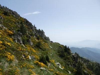 Vue descente Pèl
