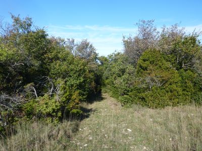 Vue chemin menant Vaunière