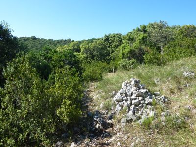 Cairn fin montée raide Gautier