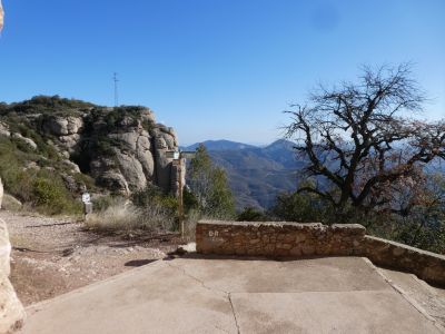 Croisement après Monestir Montserrat