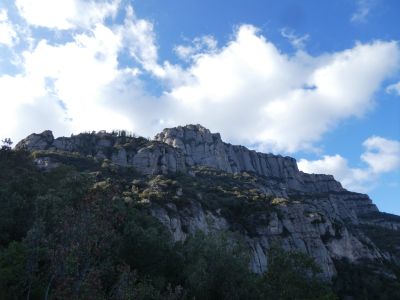 Vue falaises Montserrat