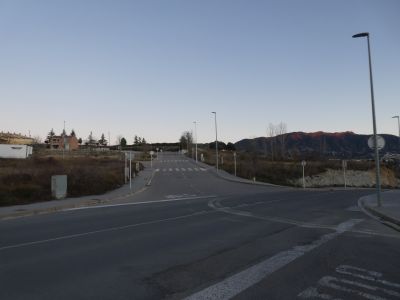 Intersection sortie Torelló