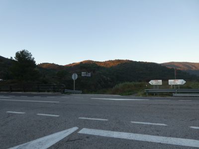 Intersection départ