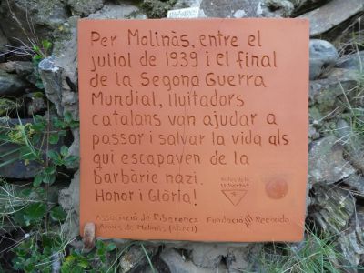 Vue plaque Molinàs