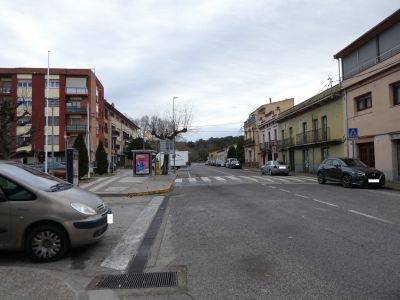 Intersection fin VTT Flaçà