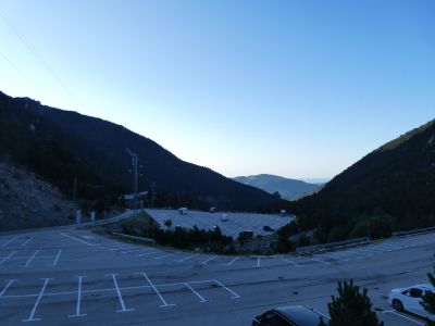 Vue parking Vallter