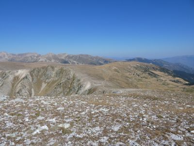 Vue descente sommet