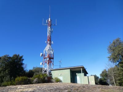 Vue antenne sommet