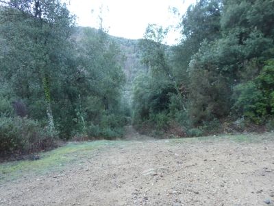 Croisement après pont Riera Osor