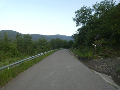 Croisement fin route Aso