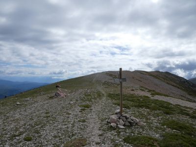 Croisement fin crête sommet