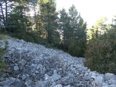 Vue chemin fin crête Gran