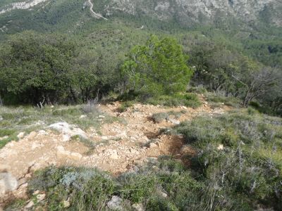 Vue descente Mola