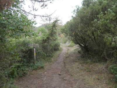 Croisement sentier géologique