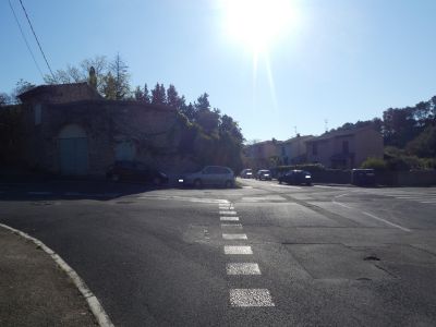 Intersection après départ