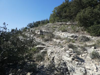 Vue chemin Aven Clarensac