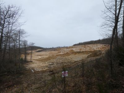 Vue carrière Aurignac
