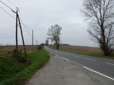 Croisement D68e après Tailladettes