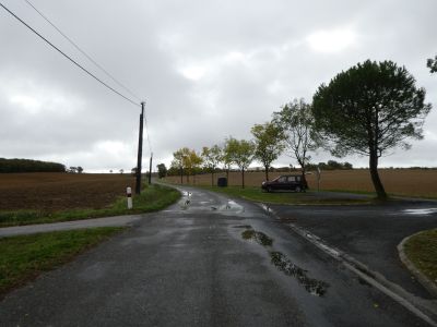 Croisement cimetière Falga