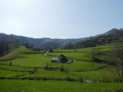 Vue collines Pays Basque
