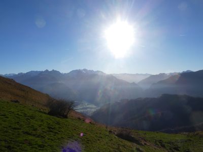 Vue sommets Aspe