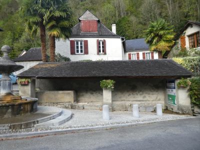 Vue lavoir Sarrance