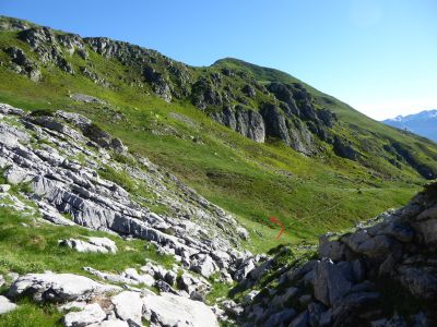 Vue croisement crête