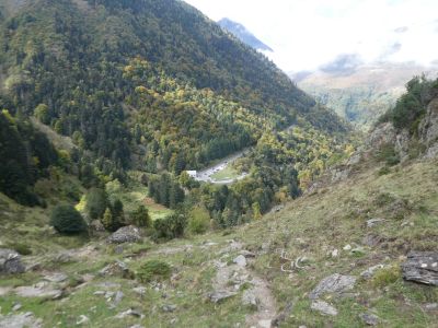 Vue descente parking
