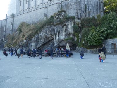 Vue Grotte Lourdes