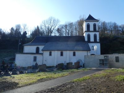 Vue église Ossen